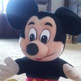 Disney Toys | Disneyland Walt Disney World Mickey Mouse Plush | Color: Black/Red | Size: Osbb