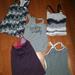 Nike Tops | Lot Of 5 Small Workout Tank Tops. | Color: Gray/Purple | Size: S