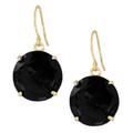 Kate Spade Jewelry | Kate Spade Shine On French Wire Crystal Earrings | Color: Black/Gold | Size: Os