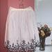 Anthropologie Skirts | Moulinette Soeurs Eyelet Detailed High Low Skirt | Color: Black/White | Size: 8