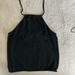 Brandy Melville Tops | Brandy Melville Black String Tie Back | Color: Black | Size: S