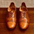 Polo By Ralph Lauren Shoes | 4xhppolo Ralph Lauren Cognac Leather Tie Shoe Made In Italy 9.5 | Color: Tan | Size: 9.5