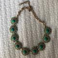 J. Crew Jewelry | Green Opal Statement Necklace | Color: Gold/Green | Size: Os