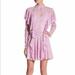 Free People Dresses | Free People Mock Neck Lace Dress | Color: Pink/Purple | Size: Xs