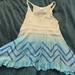 Free People Dresses | Free People Voile And Lace Ombre Trapeze | Color: Blue/Green | Size: S