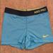 Nike Shorts | Nike Pro Spandex Shorts | Color: Blue/Green | Size: S