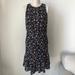 J. Crew Dresses | J.Crew Mercantile Ruched-Waist Floral Midi Dress | Color: Blue | Size: 8