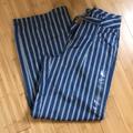 American Eagle Outfitters Pants & Jumpsuits | American Eagle| Blue Stripe Wide Leg Tie Pants 2 | Color: Blue/White | Size: 2