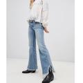 Free People Jeans | Free People Vintage Raw Hem Flared Jeans | Color: Blue | Size: 30