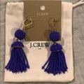 J. Crew Jewelry | J Crew Women’s Tassel Earrings. | Color: Purple | Size: Os