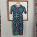 Lularoe Dresses | Lularoe Patterned Julia Dress - Nwt | Color: Blue/Green/Red/Yellow | Size: Xxs