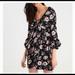 American Eagle Outfitters Dresses | American Eagle Boho Floral Ruffle Dress/Xs/Nwot | Color: Black/Red | Size: Xs