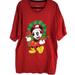 Disney Shirts | Disney Mickey Mouse Christmas Shirt | Color: Red | Size: Xl