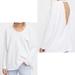 Free People Tops | Free People Beach Oversized White Pullover | Color: White | Size: Various
