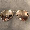 Ray-Ban Accessories | Brown/Gold Ray-Ban Aviator Sunglasses | Color: Brown/Gold | Size: Small