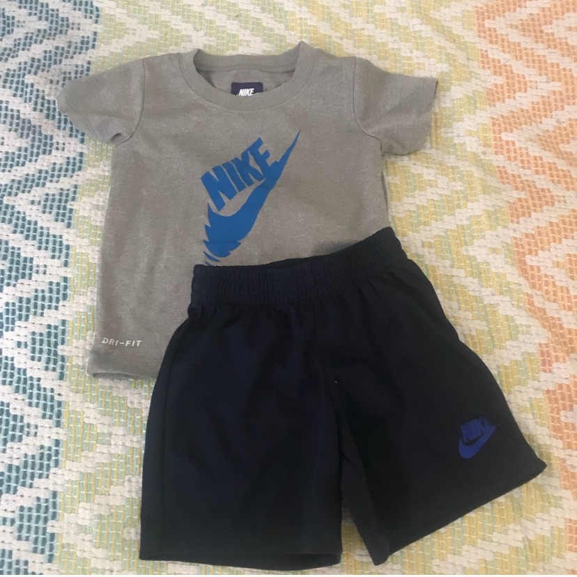 Nike Matching Sets | Dri-Fit Set Nike 24 Months | Color: Blue/Gray | Size: 24mb