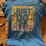 Nike Shirts & Tops | Boys Nike T-Shirt | Color: Blue/Yellow | Size: Lb