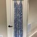 Lilly Pulitzer Dresses | Lilly Pulitzer Blue And White Sloane Maxi Dress | Color: Blue/White | Size: M