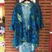 Lularoe Sweaters | Lularoe Sweater Kimono Lindsay | Color: Blue/Green | Size: S