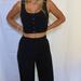 Free People Pants & Jumpsuits | Free People Flare Pants And Crop Set | Color: Black | Size: Various