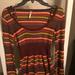 Free People Dresses | Free People Sweater Dress Size M | Color: Orange/Red | Size: M