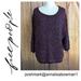 Free People Sweaters | Free People Purple Knitted Pullover Sweater S | Color: Purple | Size: Sp