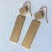Anthropologie Jewelry | New Gold Finished Earrings/ Anthropologie Catalog | Color: Gold | Size: Earrings 2.3” L With Hooks