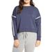 J. Crew Sweaters | J. Crew Racing Stripes Crew Neck Sweatshirt Size M | Color: Blue | Size: M