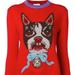 Gucci Sweaters | Gucci Mystic Cat Embellished Sweater | Color: Brown/Red | Size: S