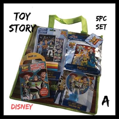 Disney Toys | 5pc Disney Toy Story Gift Set Nib Z4 Stat | Color: Blue/Yellow | Size: Various