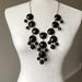 J. Crew Jewelry | J. Crew Bubble Necklace In Black | Color: Black/Gold | Size: Os