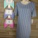 Lularoe Dresses | Lularoe Nwt Xl Julia Dress | Color: Blue/White | Size: Xl