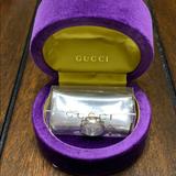 Gucci Jewelry | Gucci Icon Ring | Color: Gold/White | Size: Size 5