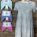 Lularoe Dresses | Lularoe Xxs Carly Dress | Color: Gray/White | Size: Xxs