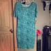 Lularoe Dresses | Lularoe | T-Shirt Dress | Color: Blue | Size: M