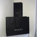 Gucci Other | I Extra Large Gucci 1 Small Gucci Shopping Bags | Color: Black | Size: 1 Extra Large 1 Small