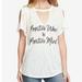 Jessica Simpson Tops | Jessica Simpson | Cold Shoulder Graphic Tee | Color: White | Size: M