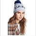 Kate Spade Accessories | Kate Spade New York Brrr Beanie Hat, New With Tag | Color: Blue/White | Size: Os