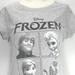 Disney Shirts & Tops | Disney - Frozen - T Shirt Cap Sleeve - Kids Xl | Color: Gray | Size: Xlg