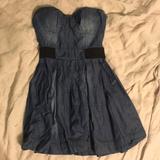 Jessica Simpson Dresses | Jessic Simpson Denim Party Dress | Color: Blue | Size: S