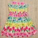 Lilly Pulitzer Dresses | Lily Pulitzer Multi Floral Line Dance Dress, 6 | Color: Pink/Yellow | Size: 6