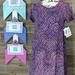 Lularoe Dresses | Lularoe Xxs Carly Dress | Color: Pink/Purple | Size: Xxs