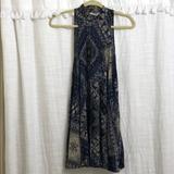 Free People Dresses | Free People Intimately Paisley Dress Size Xs | Color: Black/Blue | Size: Xs