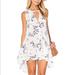 Free People Dresses | Free People Tree White Floral Swing Tunic Dress | Color: Blue/White | Size: S