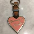 Dooney & Bourke Accessories | Dooney & Bourke It Bag Pink Heart Key Chain | Color: Gold/Pink | Size: 5.75”