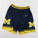Nike Shorts | Nike Mens Large Michigan Wolverines Fab 5 Shorts | Color: Blue/Yellow | Size: L