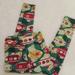 Lularoe Bottoms | Girl's Lularoe Christmas Santa Leggings Size S/M | Color: Green/Red | Size: Mg