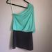 Jessica Simpson Dresses | Mint Green And Gray One Shoulder Dress | Color: Gray | Size: S