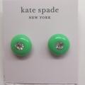 Kate Spade Jewelry | Kate Spade New Mint Candy Drop Earrings | Color: Green/Silver | Size: 5/8"