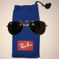 Ray-Ban Accessories | Euc! Ray-Ban Jr. Aviators | Color: Gold/Green | Size: One Size Girl Or Boy